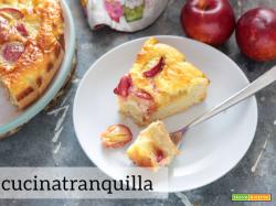 Cheesecake cotta alle pesche