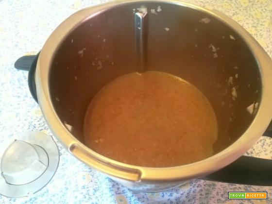 Zuppa di cipolla rossa Bimby, senza farina