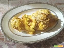 Ali di pollo allo zafferano con zucchine