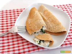 Crepes salate ricotta e spinaci, facili facili