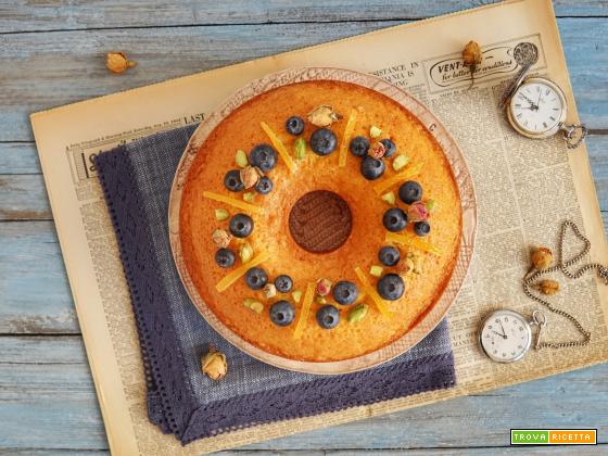 Ciambella soffice all’arancia e limone