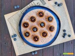 Minicrostatine con amarene e ganache al cioccolato