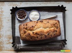 Plumcake al cocco e cioccolato fondente {con panna}