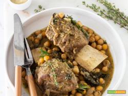 COSTINE DI MANZO CON CAVOLO NERO E CECI