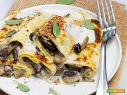 CRESPELLE AI FUNGHI MISTI E BESCIAMELLA