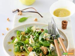 CARPACCIO DI MELA CON GORGONZOLA E RUCOLA