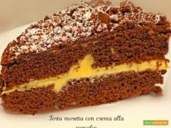 Torta Moretta con crema alla vaniglia