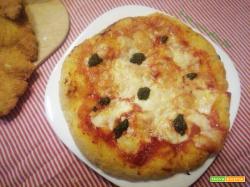 Pizza fritta con doppia cottura