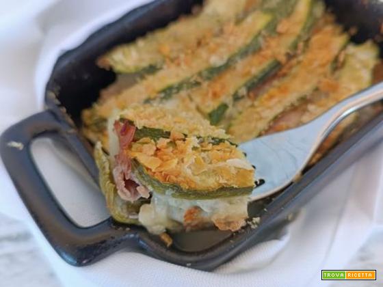 Sformato di zucchine in crosta di cornflakes