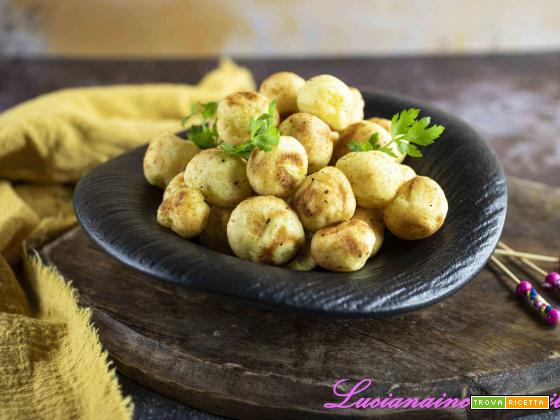 Pouff di patate in friggitrice