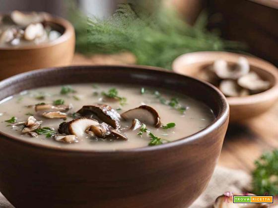 Zuppa ai funghi shiitake