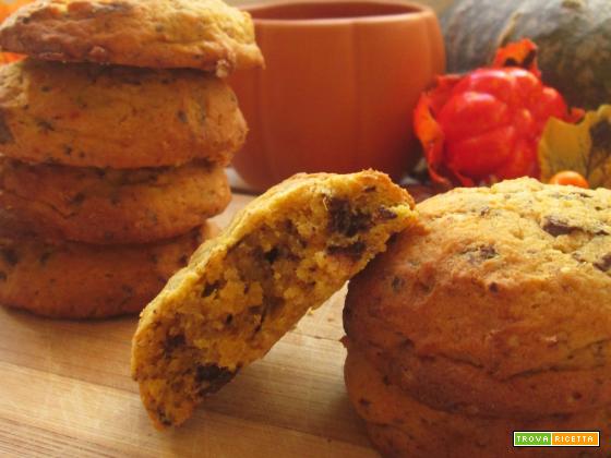 Cookies zucca e cioccolato