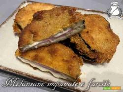 Melanzane impanate farcite con formaggio e prosciutto