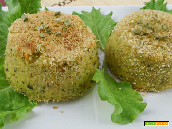 Timballo di zucchine e patate monoporzione