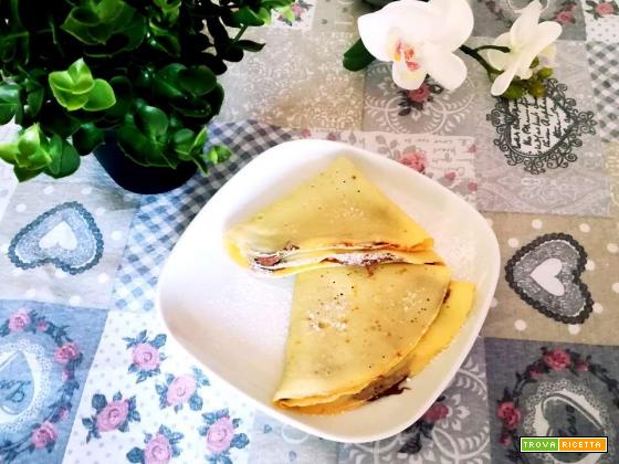 Crepes alla nutella Bimby, velocissime in 10 minuti