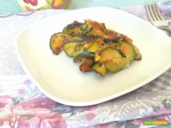 Zucchine in padella al pecorino, versione ‘sabbiosa’ veloce