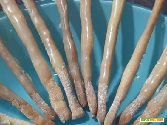 Mikado al cioccolato bianco fatti in casa