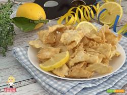 CHIACCHIERE al LIMONE Dolce di CARNEVALE