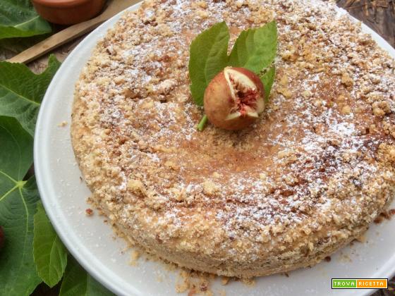 Sbrisolona con confettura di fichi