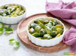 Cavoletti di Bruxelles gratinati alla besciamella