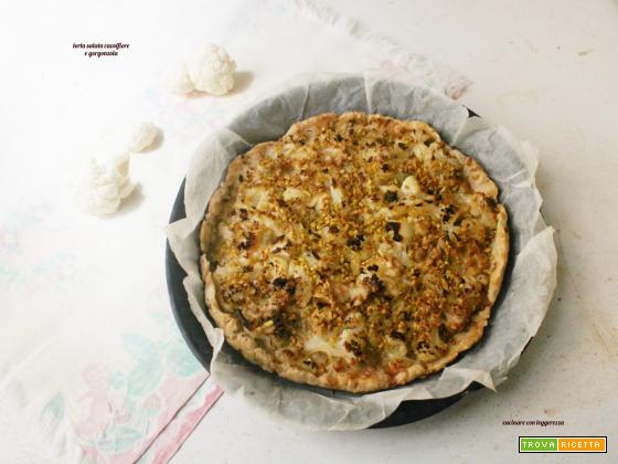 Torta salata cavolfiore e gorgonzola