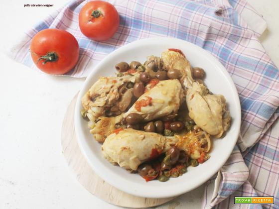 Pollo alle olive e capperi