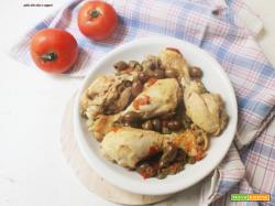 Pollo alle olive e capperi