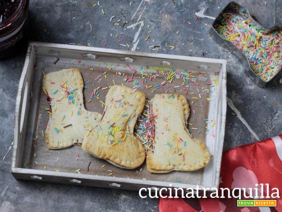 Mini toast dolci della Befana cotti in friggitrice ad aria