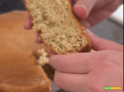 Torta di mele e banane frullata