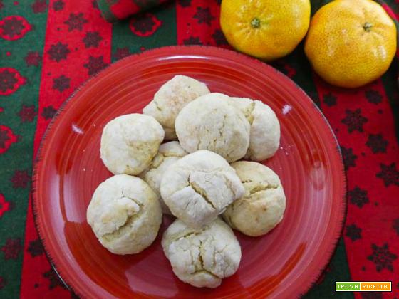 Biscotti morbidi al mandarino senza zucchero