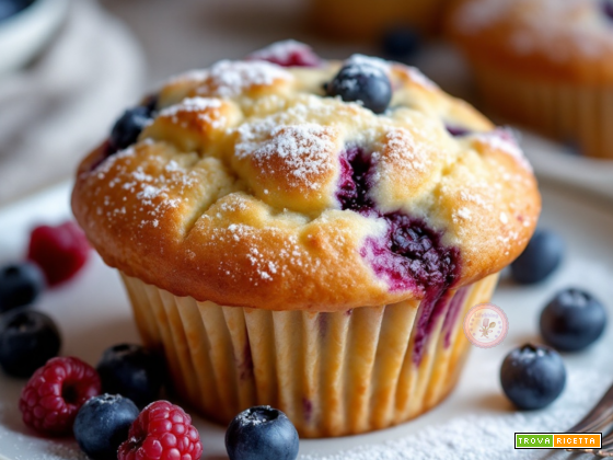 Muffin ai frutti di bosco