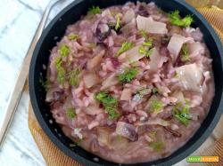 Risotto cremoso radicchio e gorgonzola