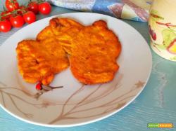 Cotolette di pollo alla curcuma, la cotoletta solare