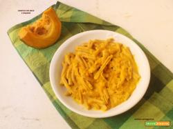 Casarecce con zucca e crescenza