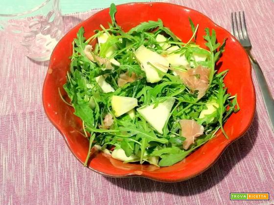 Insalata con cedro e prosciutto crudo