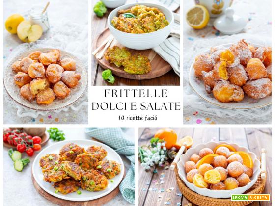 Frittelle dolci e salate