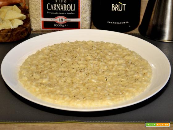 Risotto al Franciacorta: eleganza e sapore in primo piatto raffinato