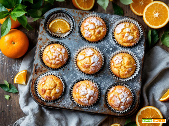 Muffin al Pan d’arancia: ricetta tradizionale e Bimby