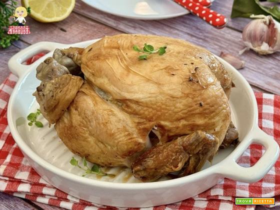 POLLO INTERO AL FORNO