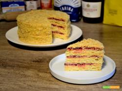 Torta Napoleone (Napoleon cake) ricetta completa