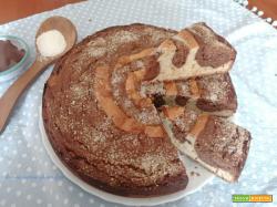 Torta maculata cioccolato e cocco senza glutine