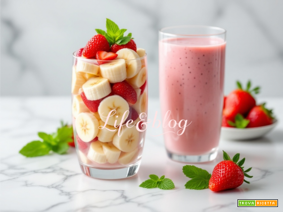 Frullato di Fragola e Banana