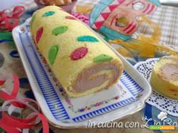 Rotolo a pois di carnevale