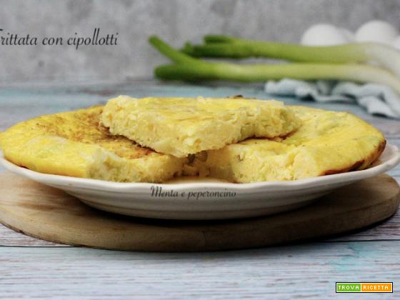 Frittata con cipollotti