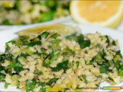 Orzo al verde saporito al profumo di primavera