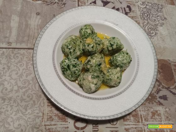 Gnudi al burro e parmigiano