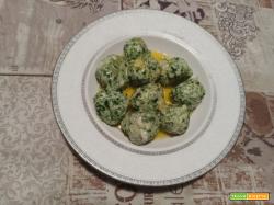 Gnudi al burro e parmigiano