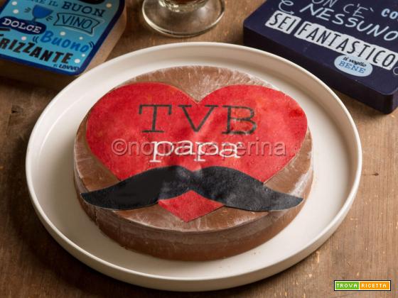 Torta di mele e cioccolato fondente per la Festa del Papà