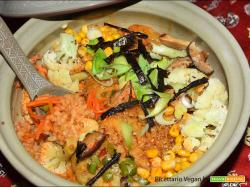 Donabe con il filetto di tofu al sapore di mare