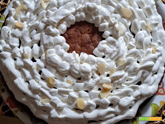 TORTA alle carote con frosting allo yogurt